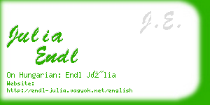 julia endl business card